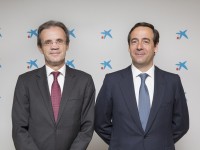 Jordi Gual, president de CaixaBank i Gonzalo Gortázar, conseller delegat de CaixaBank