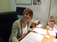 Lourdes Ciuró al seu despatx del Congrés dels Diputats // Imatge cedida per CiU