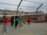 El CV Terrassa ha iniciat una campanya de promoció del volei a les escoles // Imatge cedida pel CV Terrassa