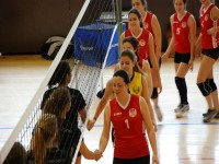 El CV Terrassa va jugar un bon partit, però no va poder superar el Mataró // Imatge cedida pel CV Terrassa