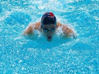 Albert Puig nedarà el relleu 4x200 m lliures al Campionat del Món de Kazan // Imatge cedida pel Club Natació Terrassa