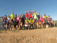 Els participants a la Pujada de Montserrat // Imatge cedida pel CN Terrassa