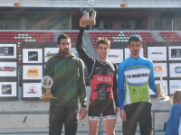 El podi del 5è Duatló Ciutat de Granollers // Imatge de la web de la Federació Catalana de Triatló