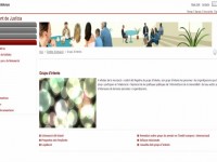 Grup d'interès // Imatge del web del Departament de Justícia
