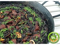 Paella de arroz venere (arroz negro) // Imatge DL cocina y gastronomia