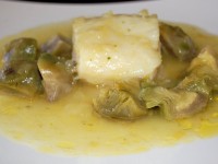 Bacallà amb carxofes